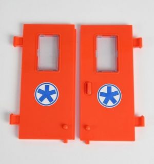 -BRUDER 46303 - Zadní dveře pro sanitku MB Sprinter 2676 - NÁHRADNÍ DÍL - DOPLNĚK