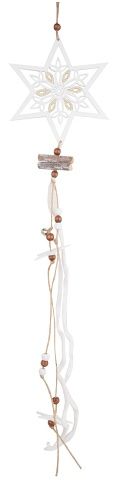 Dřevěná kometa na zavěšení 75 cm