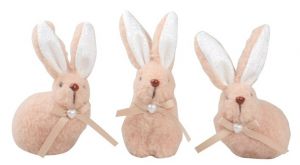 Zajíček hnědý na klipu11 cm