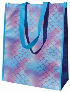 TX-Nákupní taška-Mořská víla textura-32x40x15cm