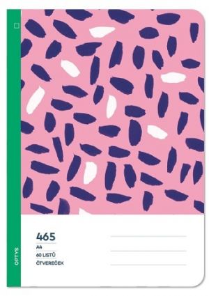 Školní sešit 465 bezdřevý čtvereček, rozinky