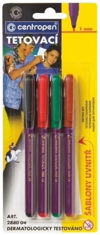 CENTROPEN Tetovací sada 2880/4
