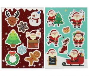 Magnetky na lednici vánoční 8ks