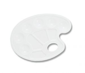 Paletka malířská velká LUMA bílá