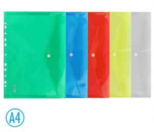 Obal spisový s klopou a drukem A4 EURO mix