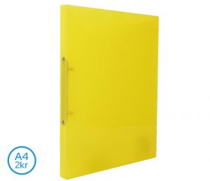 Pořadač ADEPT A4 diagonální 2kroužkový žlutý