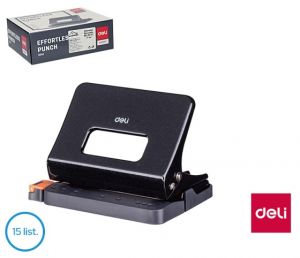 Děrovačka celokovová "BEZ NÁMAHY" DELI E0141 černá