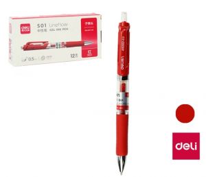Gelové pero DELI S01 červené (DELI EQ10440)