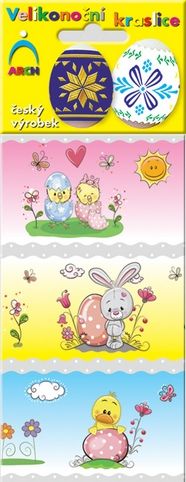 Velikonoční košilky - kuřátka smršťovací<br />