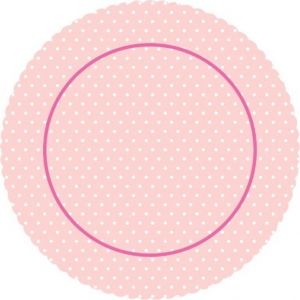 Dortová podložka s designem s krajkovým okrajem 27cm