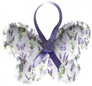 Levandulový polštářek- motýl 7 g