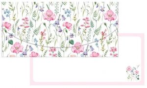 Dárková obálka na peníze nebo poukázky s motivem lučního kvítí