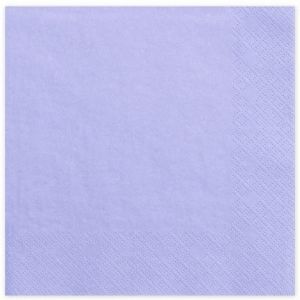 Ubrousky Maki 33x33cm 3-vrstvý levandulový jednobarevný