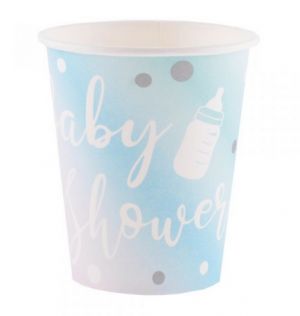 Kelímek papírový 250ml 8ks baby shower