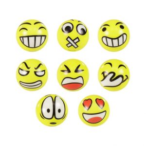 Míček s obličejem