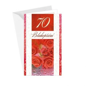 ARGUS Přání k narozeninám 70 15-6109c70