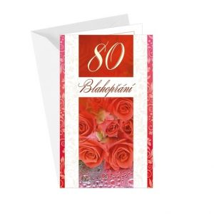 ARGUS Přání k narozeninám 80 15-6109c80
