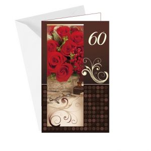 ARGUS Přání k narozeninám 60 15-6161c60