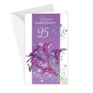 ARGUS Přání k narozeninám 25 15-6207c25