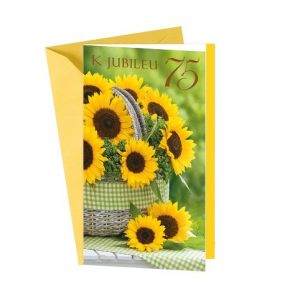 ARGUS Přání k narozeninám 75 15-6347c75
