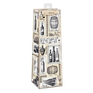 ARGUS Dárková papírová taška na víno (12 x 40 cm) 07370728h