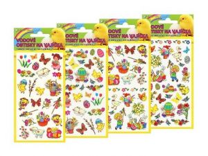 Velikonoční obtisky na vajíčka vodové 19x9cm