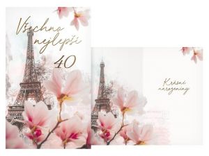 Přání k narozeninám 40 M11-519 T