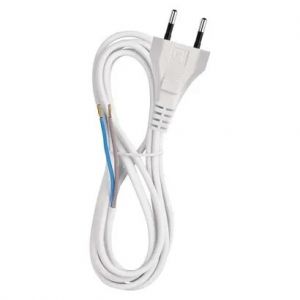 EMOS Flexo šňůra PVC 2× 0,5mm2, 2m, bílá