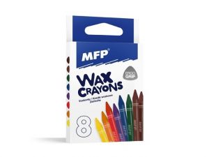 Voskovky 8 barev trojhranné