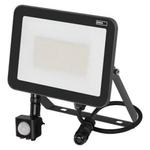EMOS LED reflektor INOVO s pohybovým čidlem, 50W, antracit, neutrální bílá