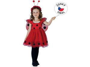 Šaty na karneval Beruška 92-104cm