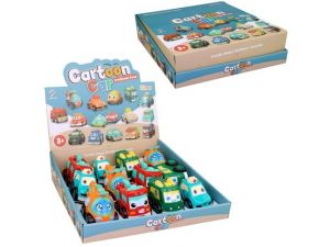 Dopravní prostředky na setrvačník, 10 x 6,5 x 7,5 cm