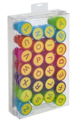 Abeceda - sada razítek 26 ks