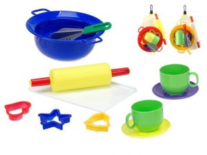 Kuchyňský set 11ks v sítce, 3 barvy, v síťce