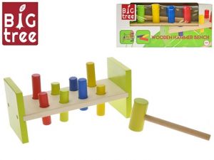 Big Tree Zatloukátko s kladívkem dřevěné