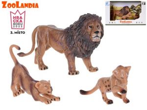 Zoolandia lev s mláďaty v krabičce