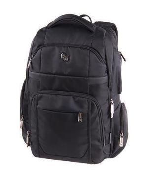 Batoh "Comet", černá, s přihrádkou na notebook, PULSE 122225