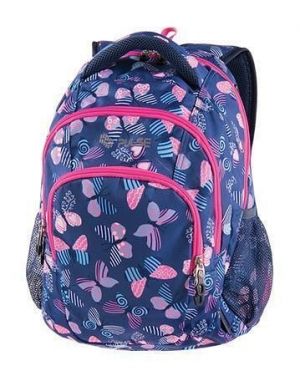 Batoh "Teens Blue Butterfly", modrá-motýl, PULSE 122280