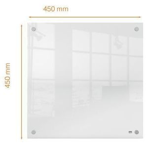 Poznámková tabulka "Home", transparentní, akrylová, 45 x 45 cm, NOBO 1915620