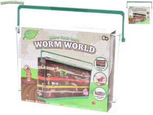 Grow&decorate sada na výrobu žížalího světa v plastovém boxu
