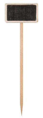 Popisovací zápich dřevěný 6,5 x 4 cm