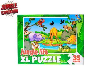 Jungle Expedition puzzle "Život v džungli" 62x46cm 35ks v krabičce