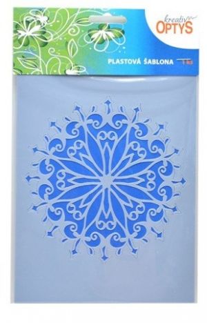 Šablona Šablona Mandala 20x15cmcm plast