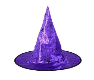 Klobouk čarodějnický dětský fialový