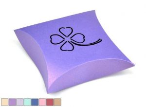 Minikrabička, levandulová, perleťová, čtyřlístek