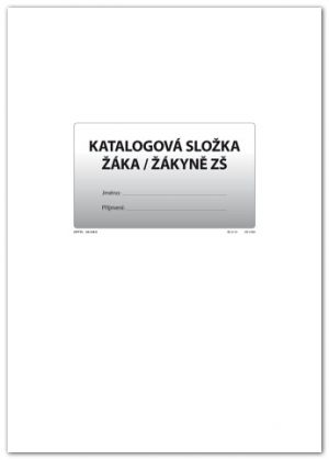 Katalogová složka žáka, žákyně ZŠ