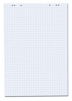 Blok Flipchart 68x99/20 listů, čtvereček