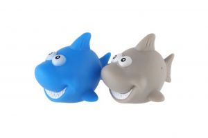 Žralok zvířátko svítící ve vodě plast 6cm na baterie