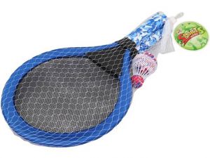 Raketa tenisová s míčky, 2 ks, 28 x 50 cm