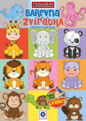 Omalovánka A5 - Barevná zvířátka (omalovánky) / BO412 / Baloušek tisk